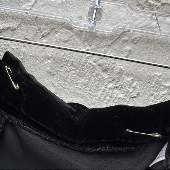 JESSICA MCLINTOCK GUNNE SAX Skirt Size 7/8 Vintage Long Maxi Velvet Bow - Picture 5 of 16